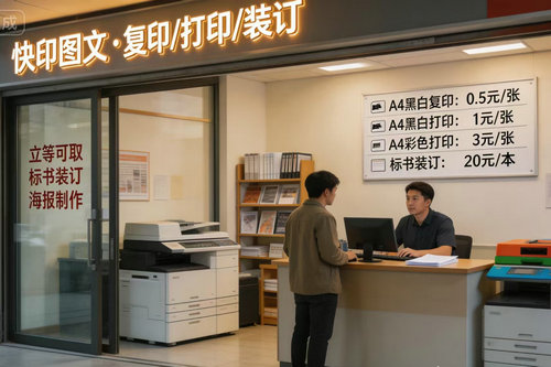 郑州快印店加盟需要投入多少成本？河南加盟快印店